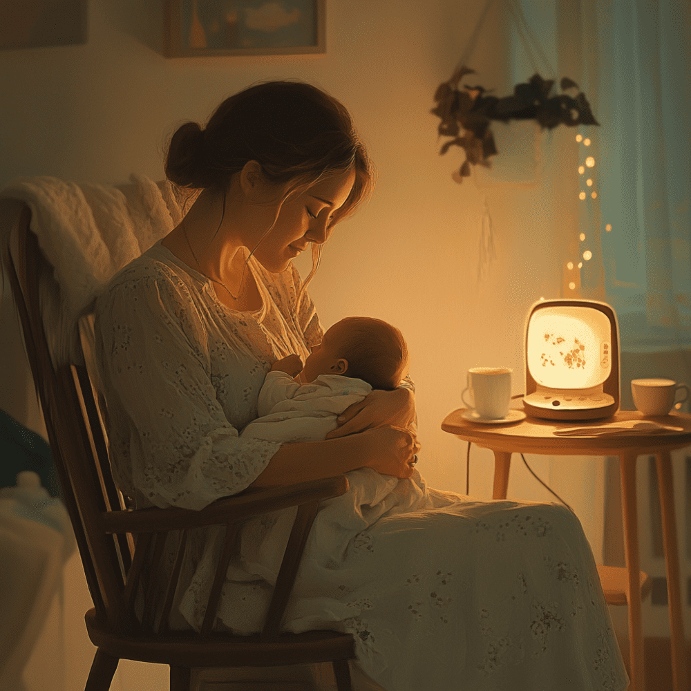 Maman cherchant le sommeil pendant une nuit hachée