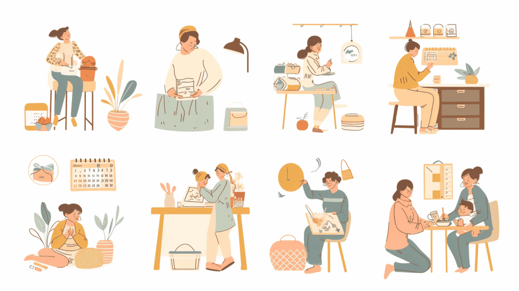 Sur charge mentale maternelle