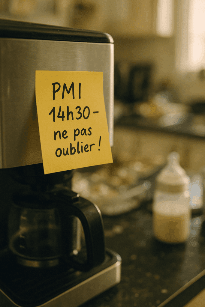 Un post-it pour souligner l'unique priorité de la journée, afin de libérer sa charge mentale