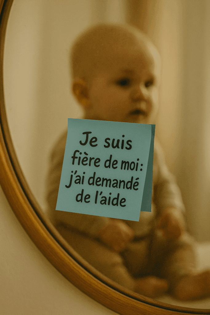Un post-it pour prendre soin de soi pendant le postpartum