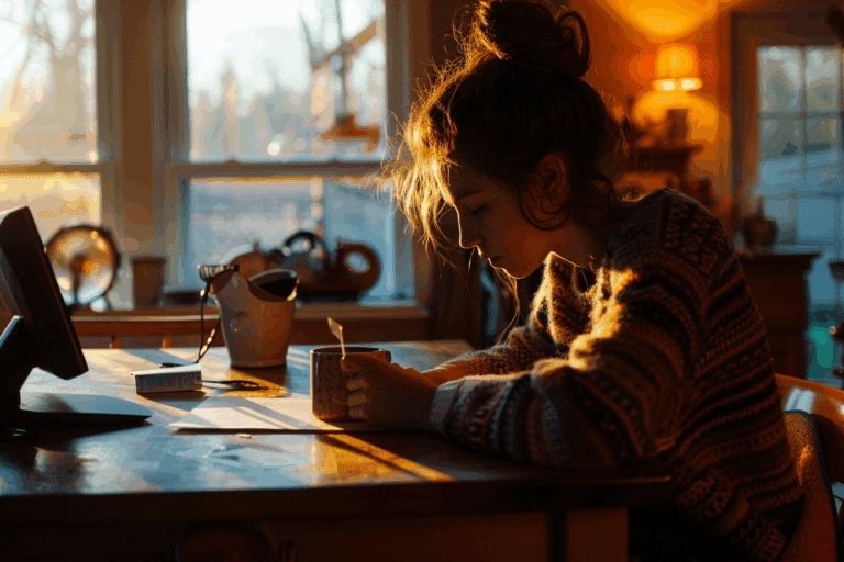 Une maman épuisée cherche comment communiquer avec ses proches