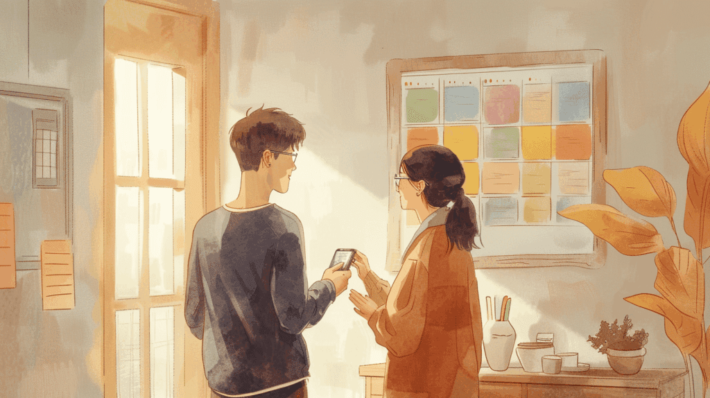 Applications pour gérer la charge mentale du couple pendant le postpartum