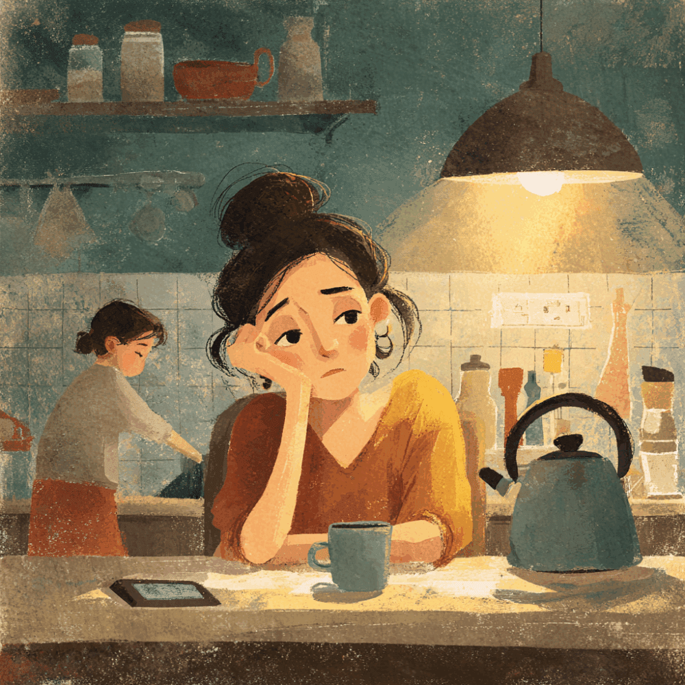 Epuisée par les tâches du quotidien pendant le postpartum