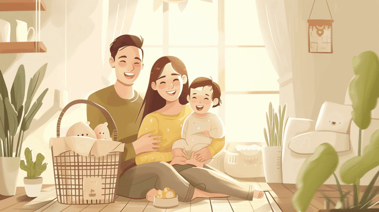 Une famille paisible et organisée